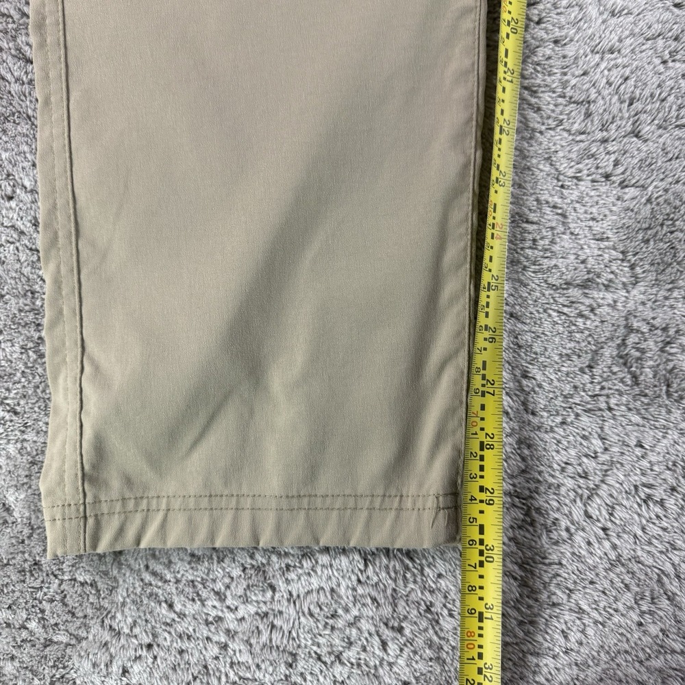 ZeroXposur Travel Series Pants Mens 34x30 Khaki Tan Stretch Cargo Hiking S87040 - Picture 8 of 11